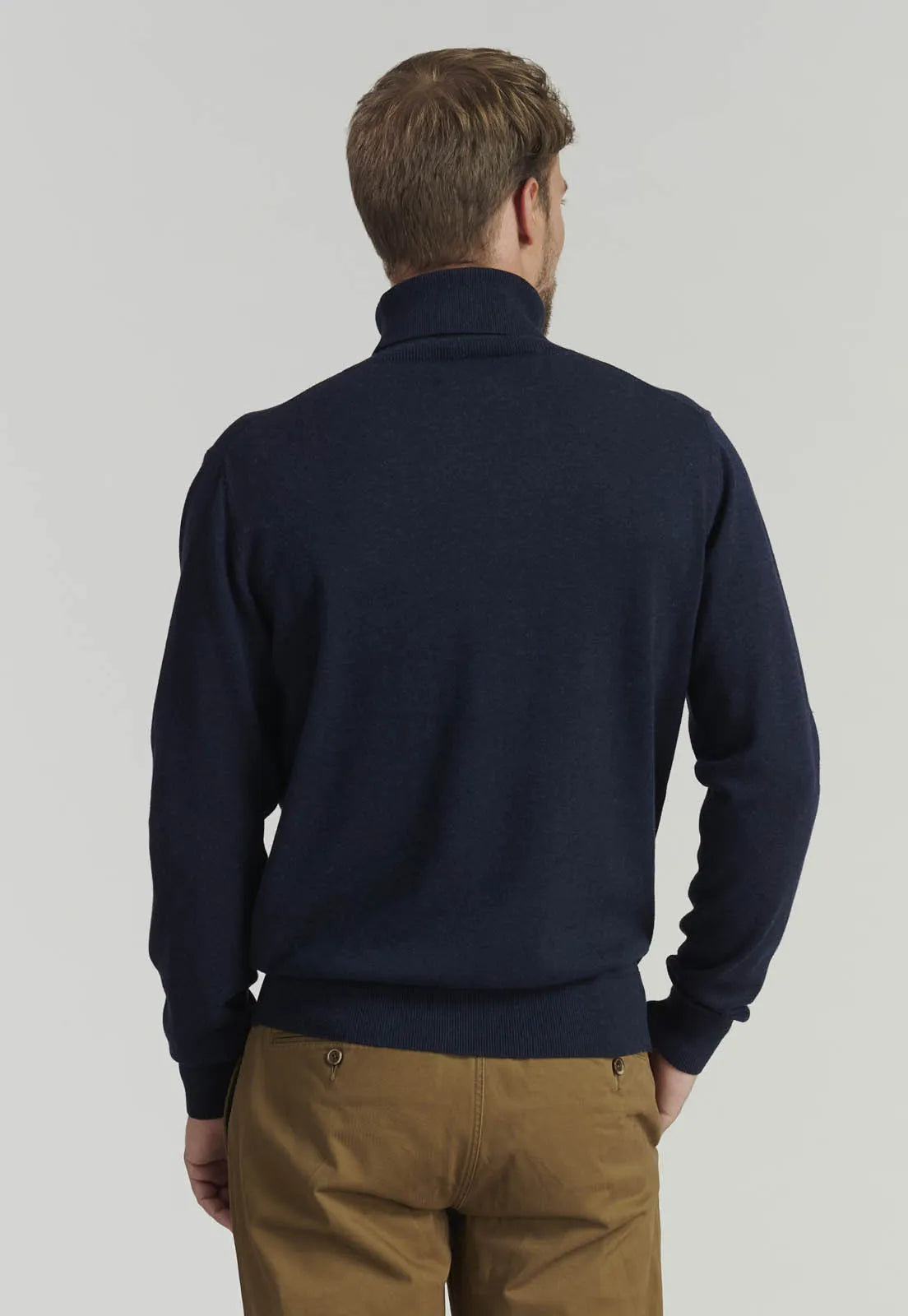 Sweater Hombre Turtle Neck F Smart Casual Navy