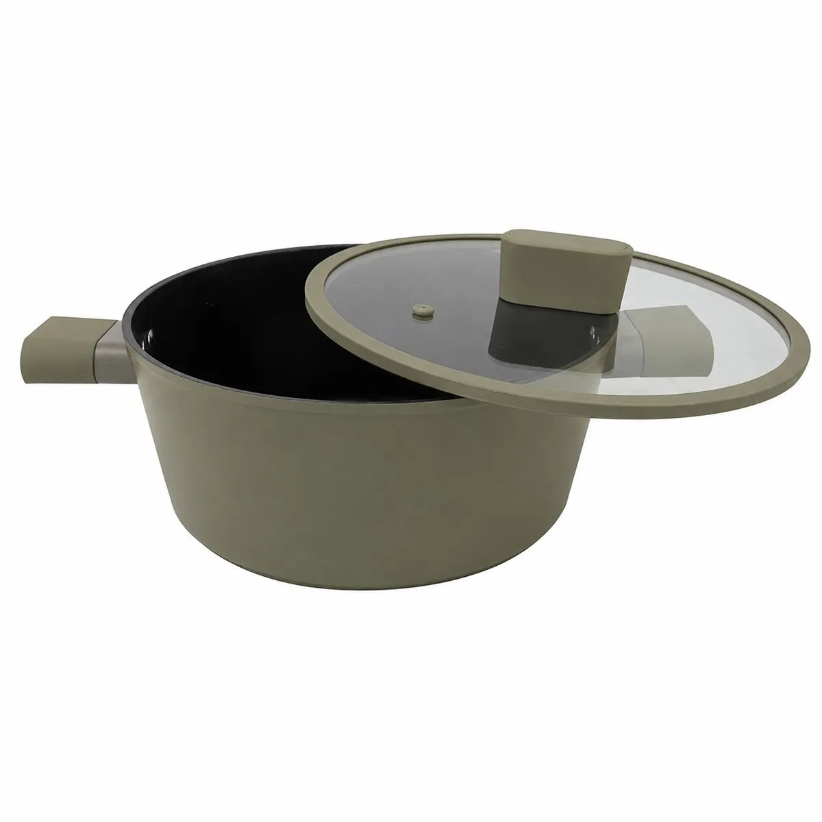 Olla Presion Cast de 24 cm Verde Oliva Doral