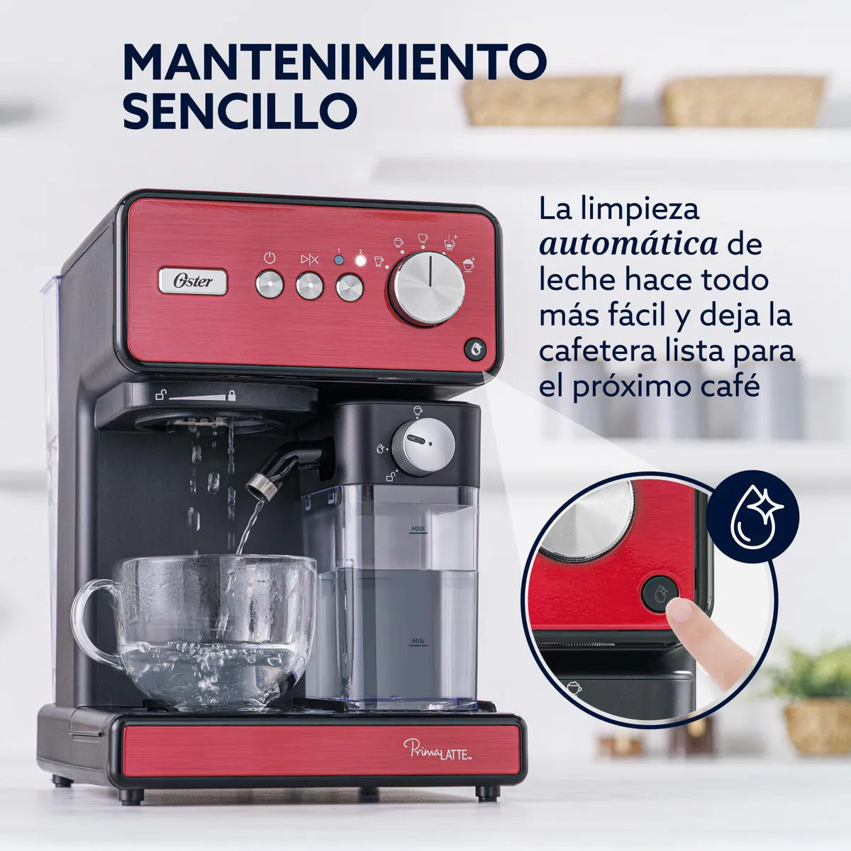 Cafetera Oster Roja