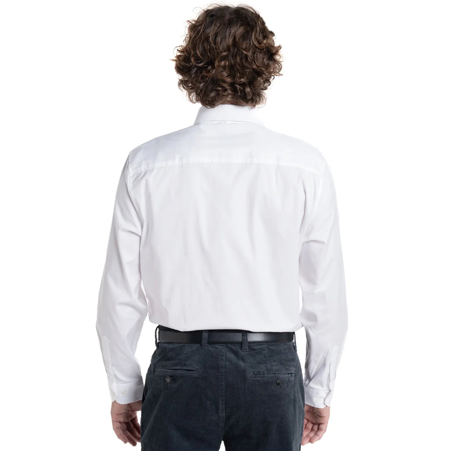 camisa-hombre-oxford-manga-larga-crosby-algodón-blanca