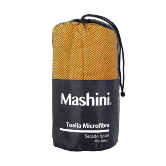 Toalla Mashini Flúor De Secado Rápido 80x160 Deportiva playa Naranjo