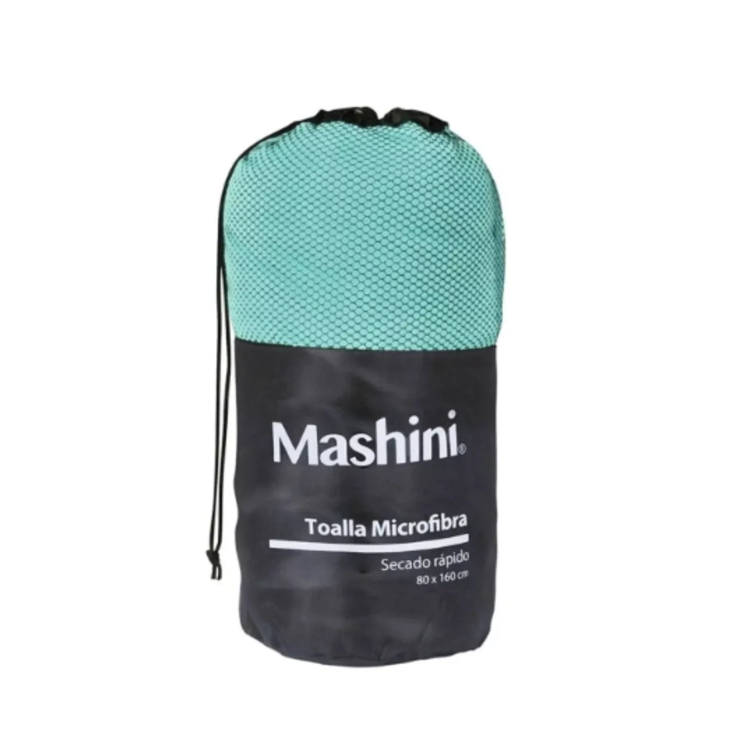 Toalla Mashini Flúor De Secado Rápido 80x160 Deportiva playa Turquesa