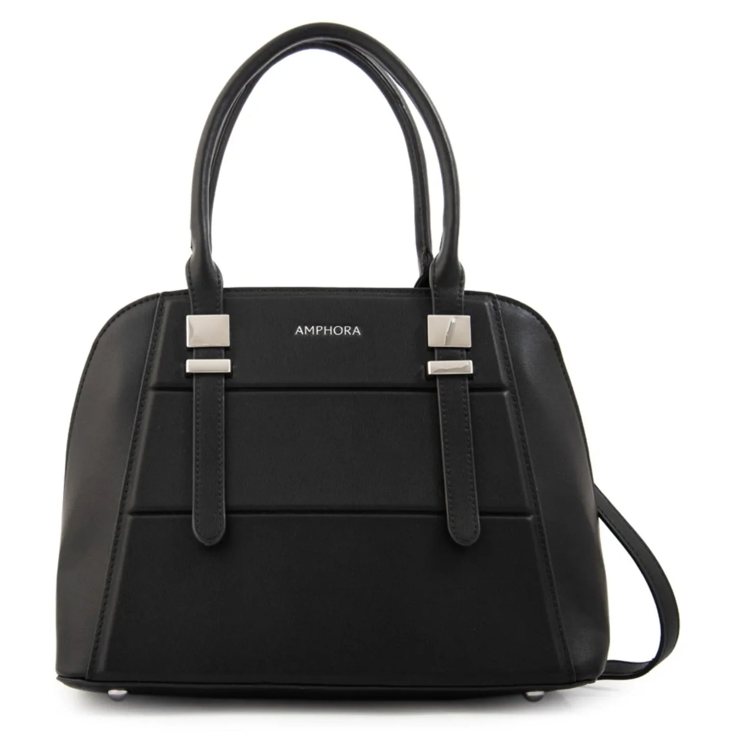 Cartera Mujer Dos Asas Sun Mediana Negro