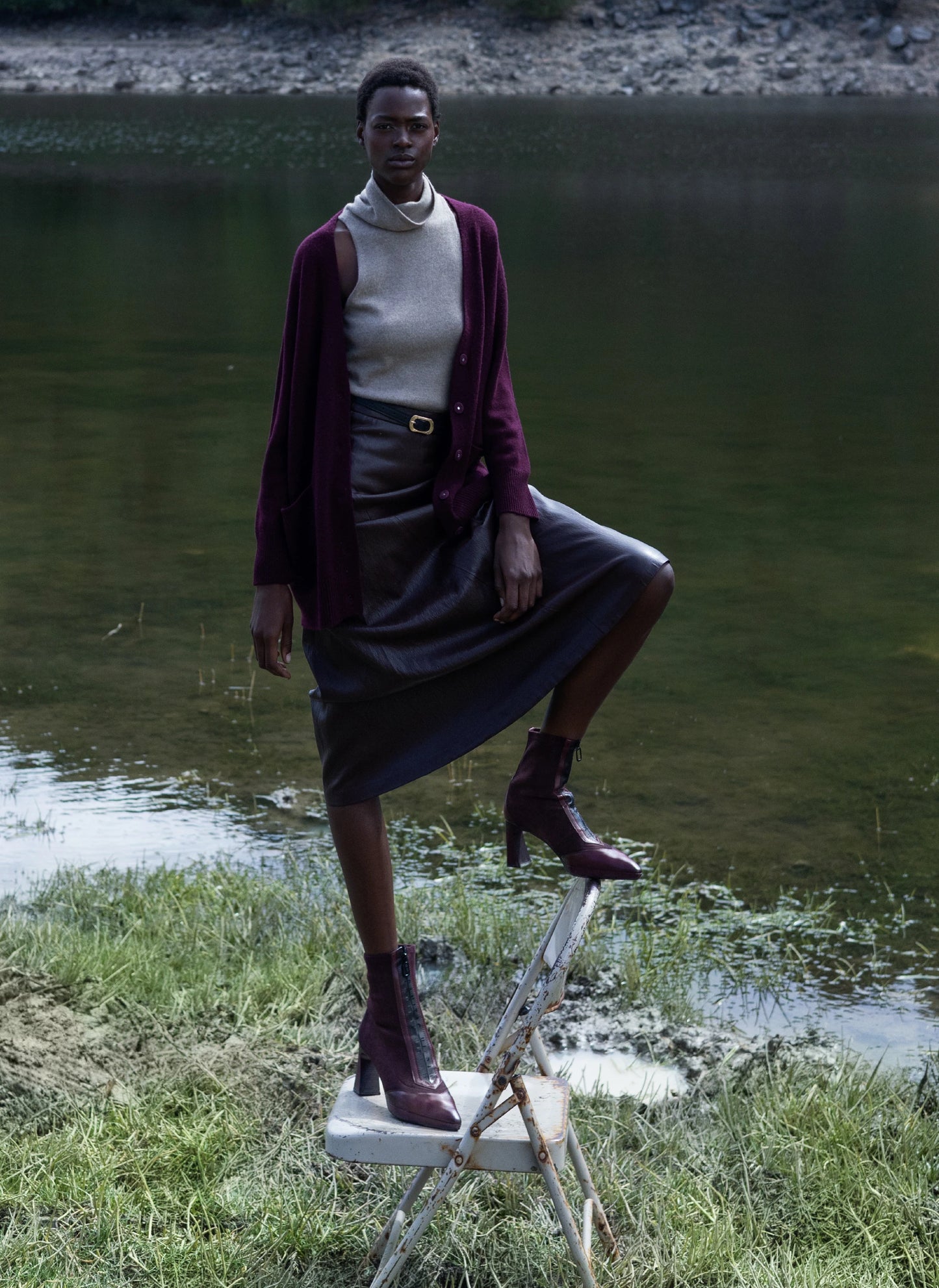 Botín Mujer atlanta Vino