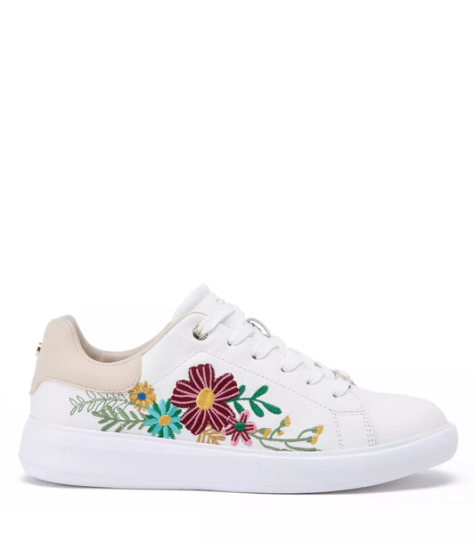 Zapatilla Mujer Flor Rosalia Blanco