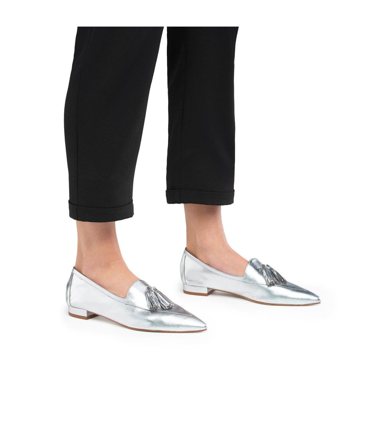 Zapato Haimi Plateado