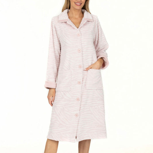 Bata Mujer Polar Rosada