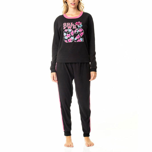 Pijama Mujer Micropolar Negro
