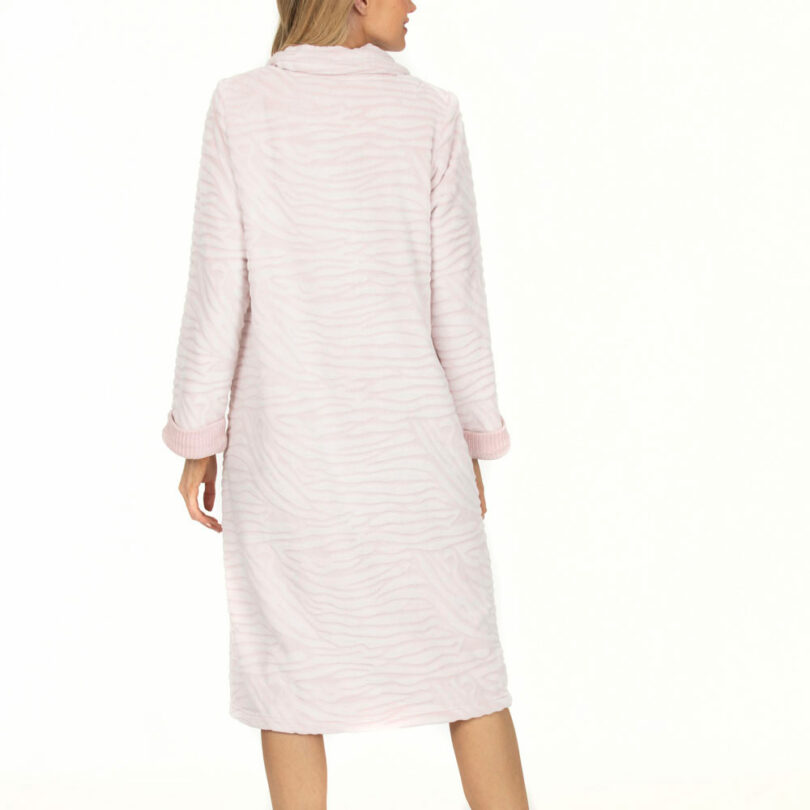 Bata Mujer Polar Rosada