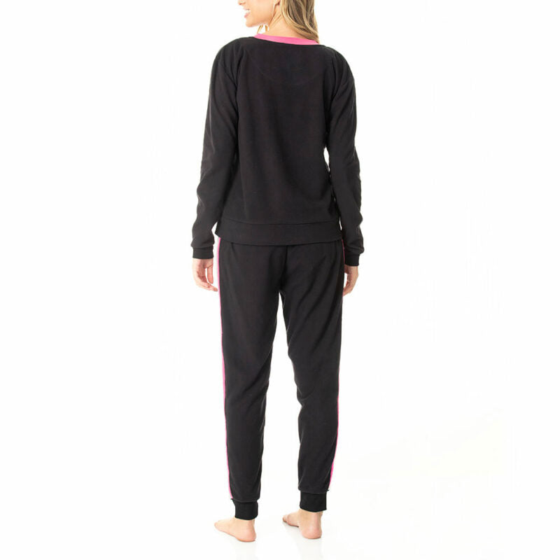 Pijama Mujer Micropolar Negro