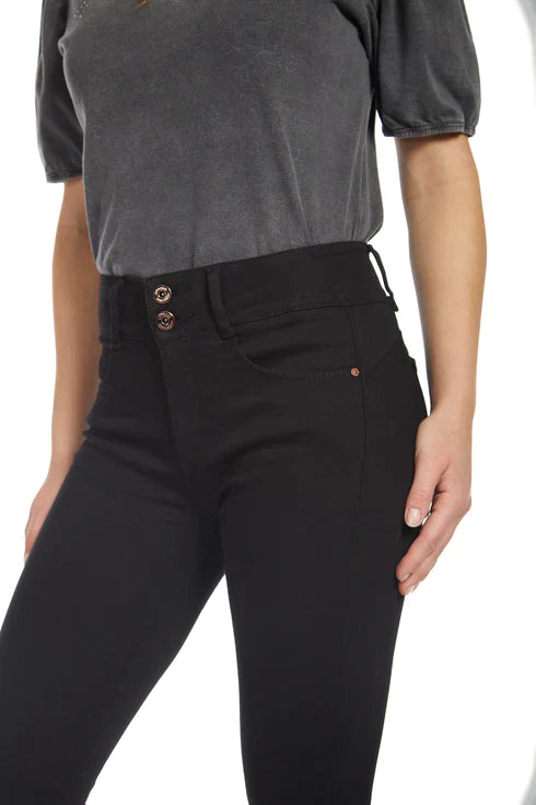 Pantalon Mujer granate Negro