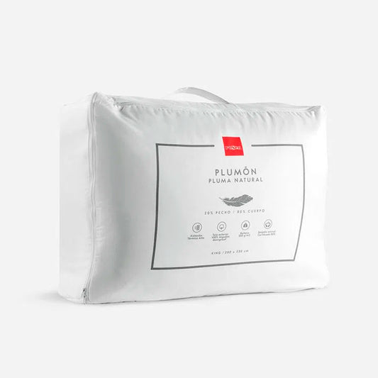 Plumón pluma natural 20% pecho 2 Plazas