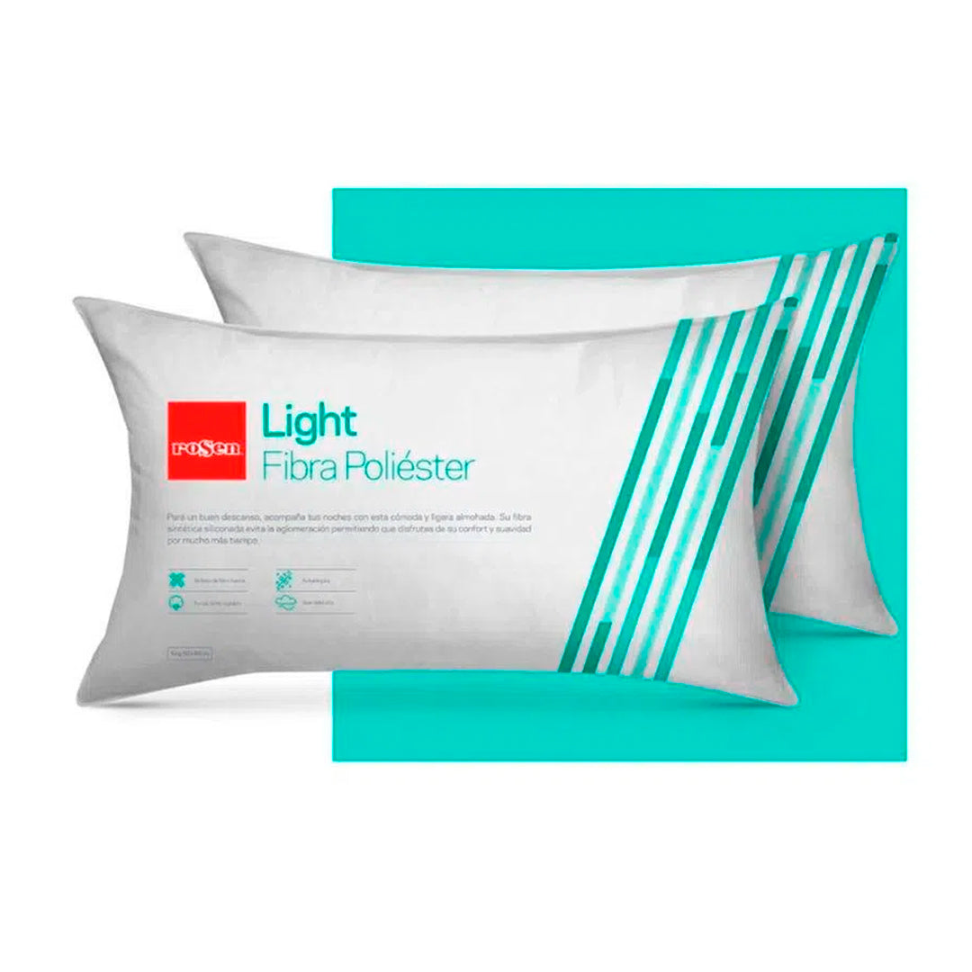 Set 2 Almohadas Light King 50x90 cm