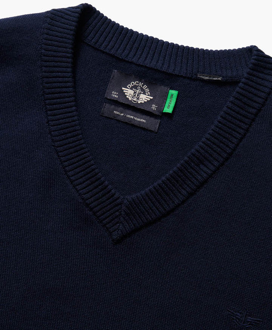 Sweater Hombre V Neck Blazer Navy