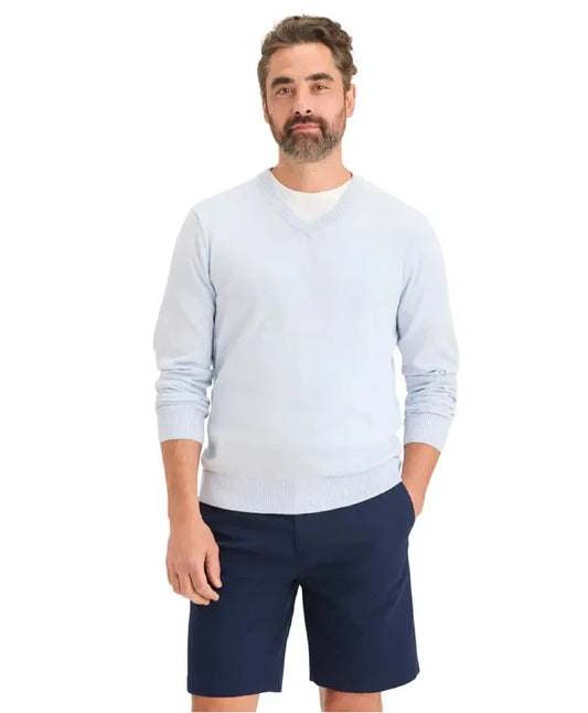 Sweater Hombre V Neck Gris