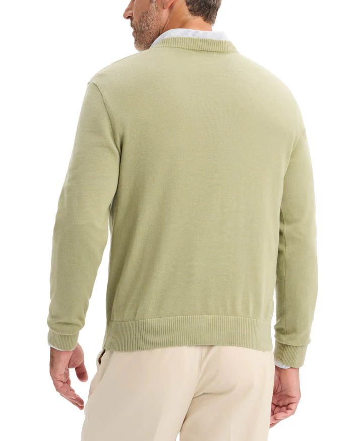 Sweater Hombre V Neck Tea Verde