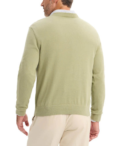 Sweater Hombre V Neck Tea Verde