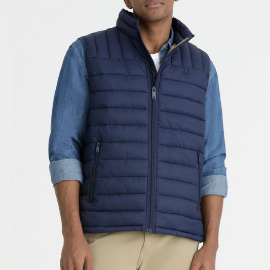 Chaqueta Hombre Sin Mangas Packable Lightweight Azul