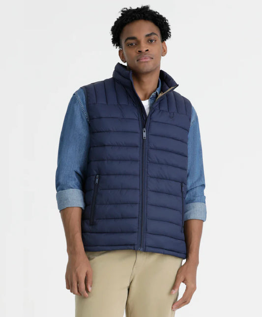 Chaqueta Hombre Sin Mangas Packable Lightweight Azul