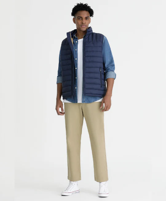 Chaqueta Hombre Sin Mangas Packable Lightweight Azul