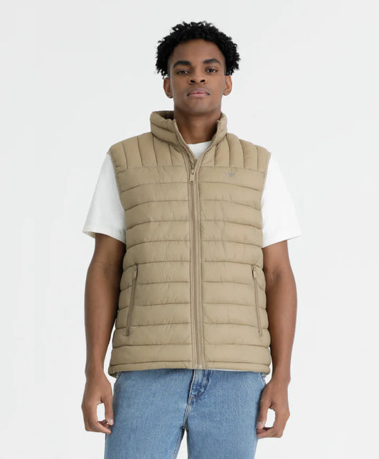 Chaqueta Hombre Sin Mangas Packable Lightweight Khaki