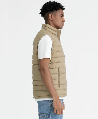 Chaqueta Hombre Sin Mangas Packable Lightweight Khaki