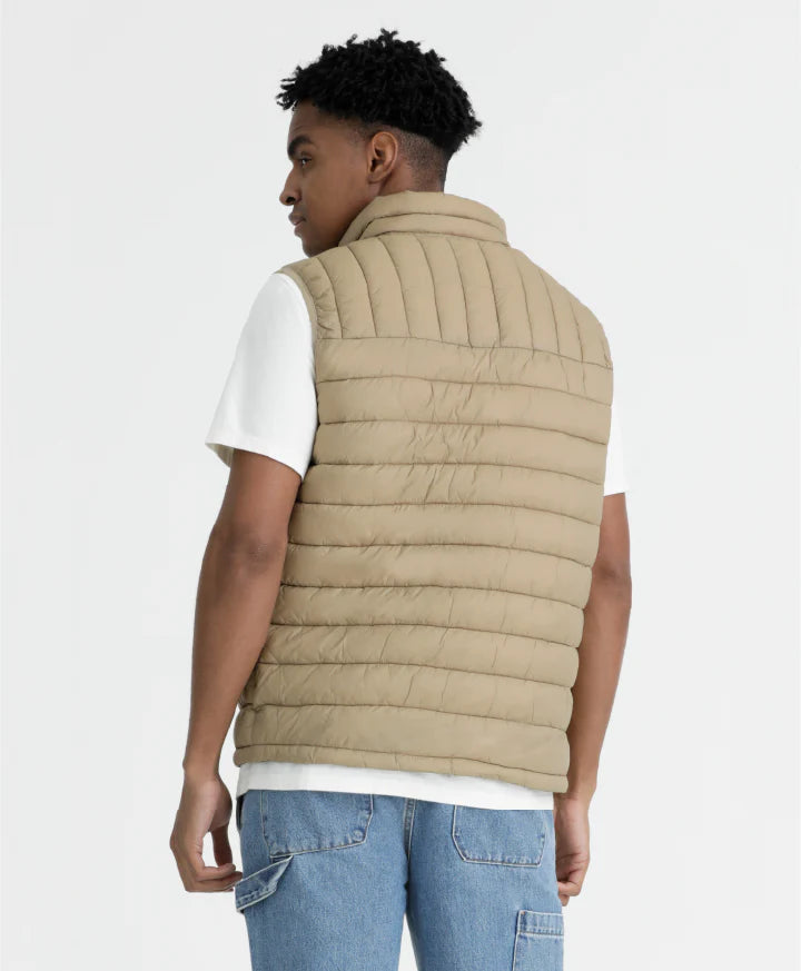 Chaqueta Hombre Sin Mangas Packable Lightweight Khaki