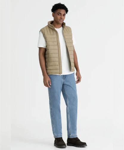 Chaqueta Hombre Sin Mangas Packable Lightweight Khaki