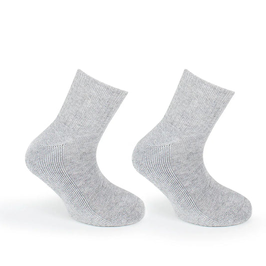 calcetin-unisex-2-pares-calcetines-deportivos-algodón-cortos-gris