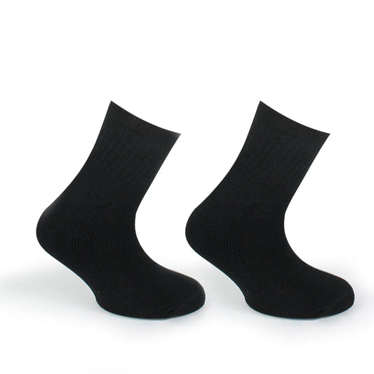 calcetin-unisex-2-pares-calcetines-deportivos-algodón-cortos-negro