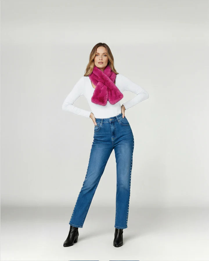 Cuello Mujer Stella Fucsia
