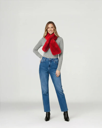 Cuello Mujer Stella Rojo