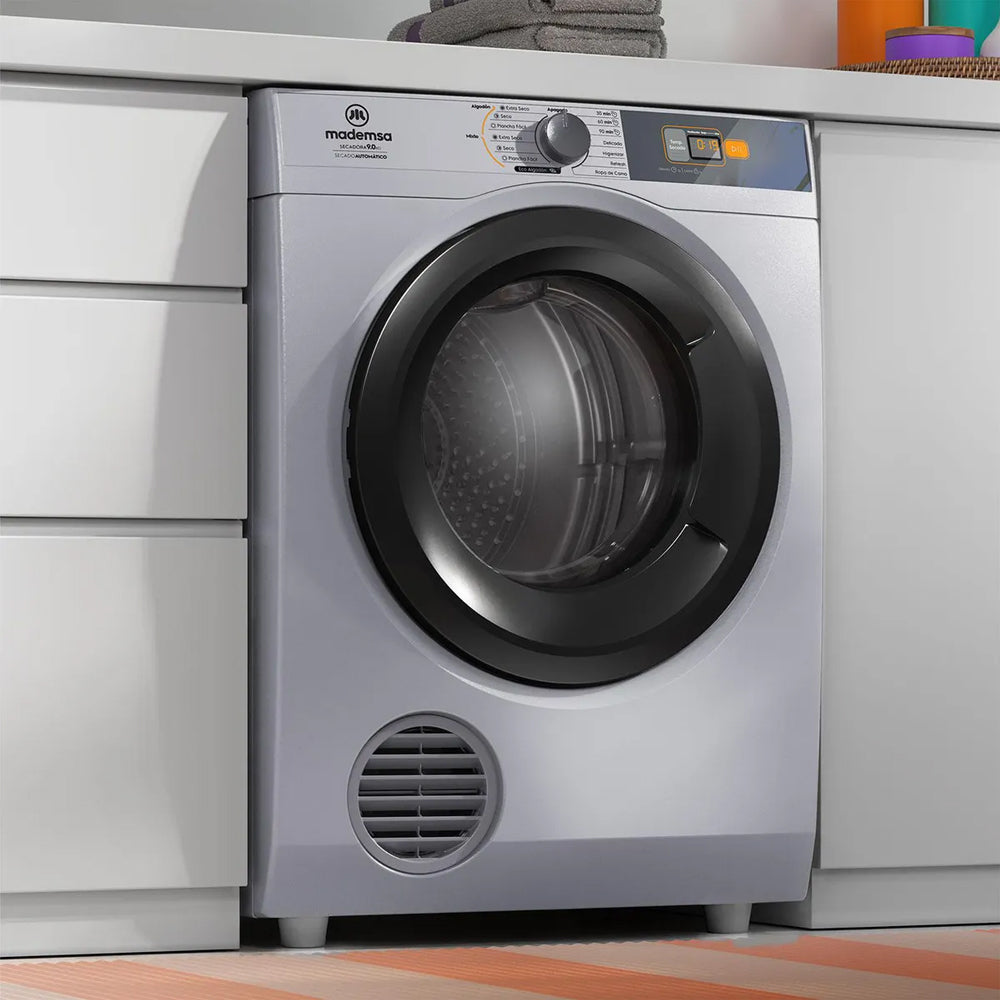 Secadora Mademsa 9DMZG 9 Kg. Gris