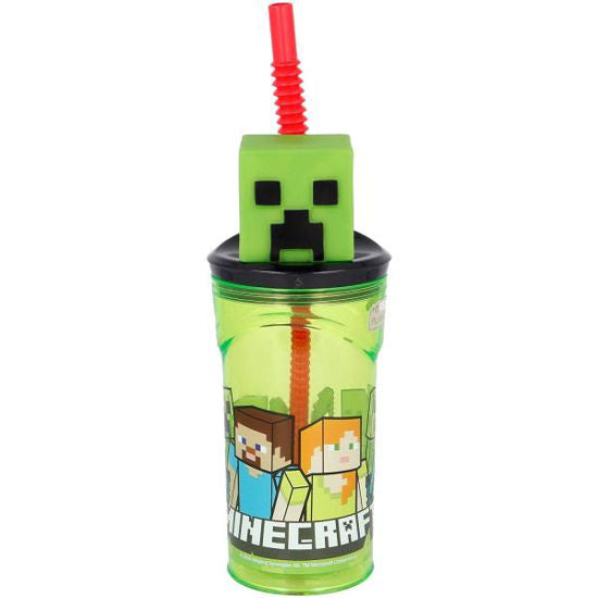 Vaso Figurita 3d 360ml Minecraft