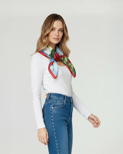 Pañuelo Mujer Rocío Rojo