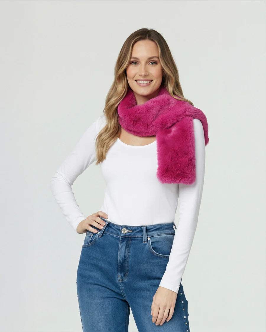 Cuello Mujer Stella Fucsia