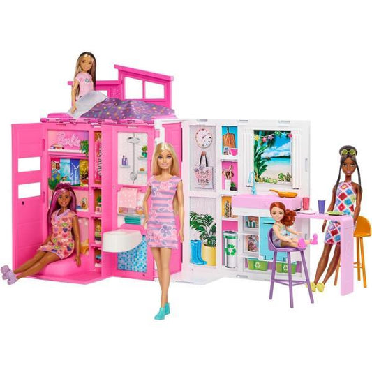casa-glam-barbie-con-muñeca