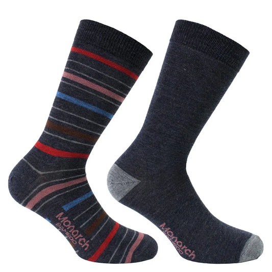 calcetín-hombre-2-pares-bamboo-lineas-marengo