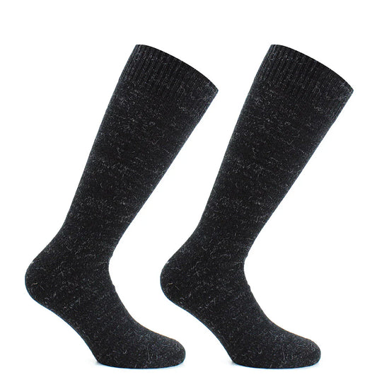 calcetines-hombre-2-pares-fantasía-cashmere-liso-negro