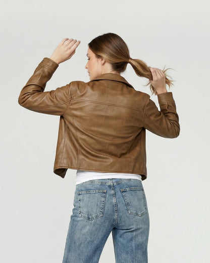 Camisa Mujer Emilia Relaxed Cuello Tipo Camisa Chocolate