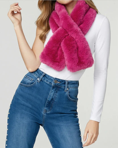 Cuello Mujer Stella Fucsia