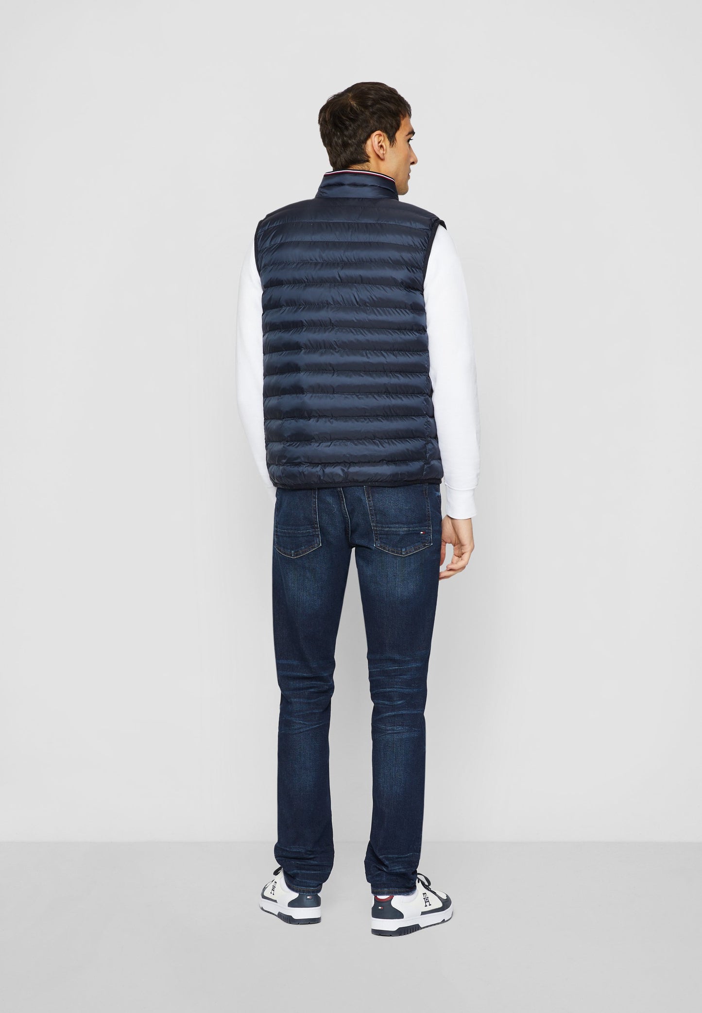 Chaqueta Hombre Warm Packable Padded Gilet Negra