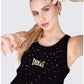 Polera Mujer Tank Shine Negro