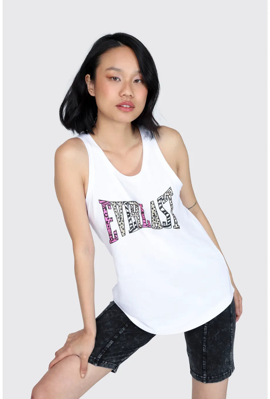 Polera Mujer Tank Kingdom Blanco