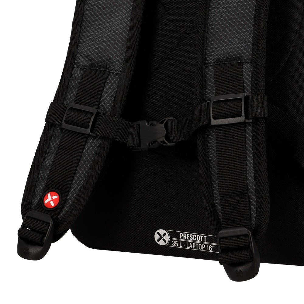 Mochila Para Notebook Hombre 16" Prescott Negra