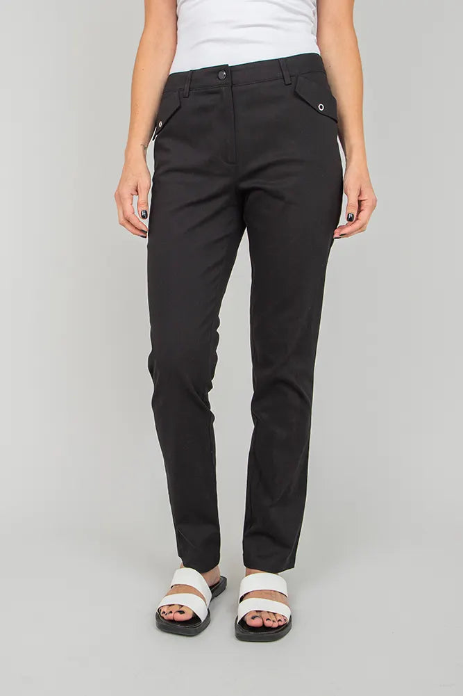 Pantalón Mujer Piel De Durazno Negro