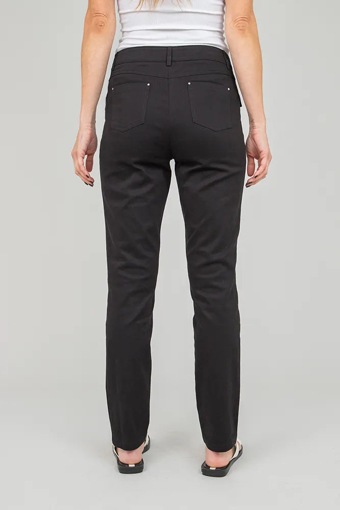 Pantalón Mujer Piel De Durazno Negro