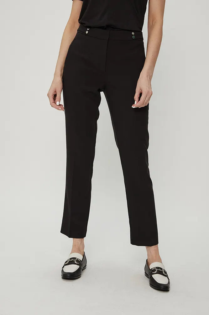 Pantalón Mujer Recto Negro