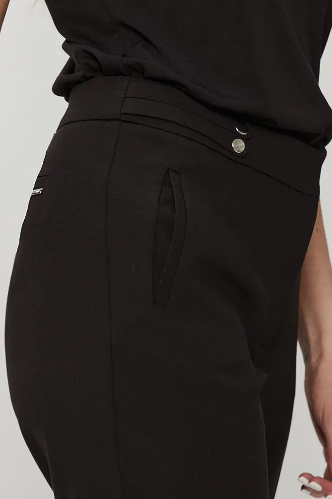 Pantalón Mujer Recto Negro