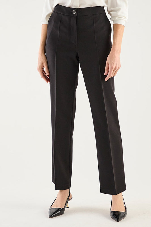 Pantalón Mujer Liso Negro